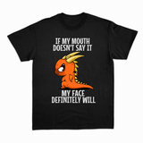 Funny Dragon T-shirt – Sjov statement T-shirt – produktbillede 13