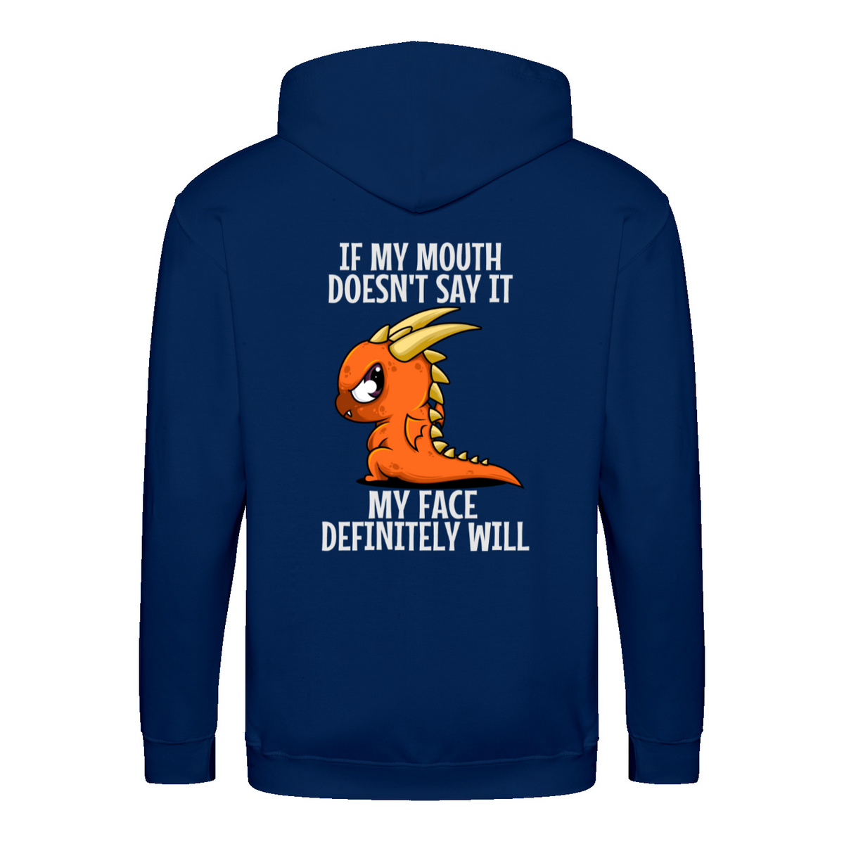 Funny Dragon zip hoodie – Sjovt statement