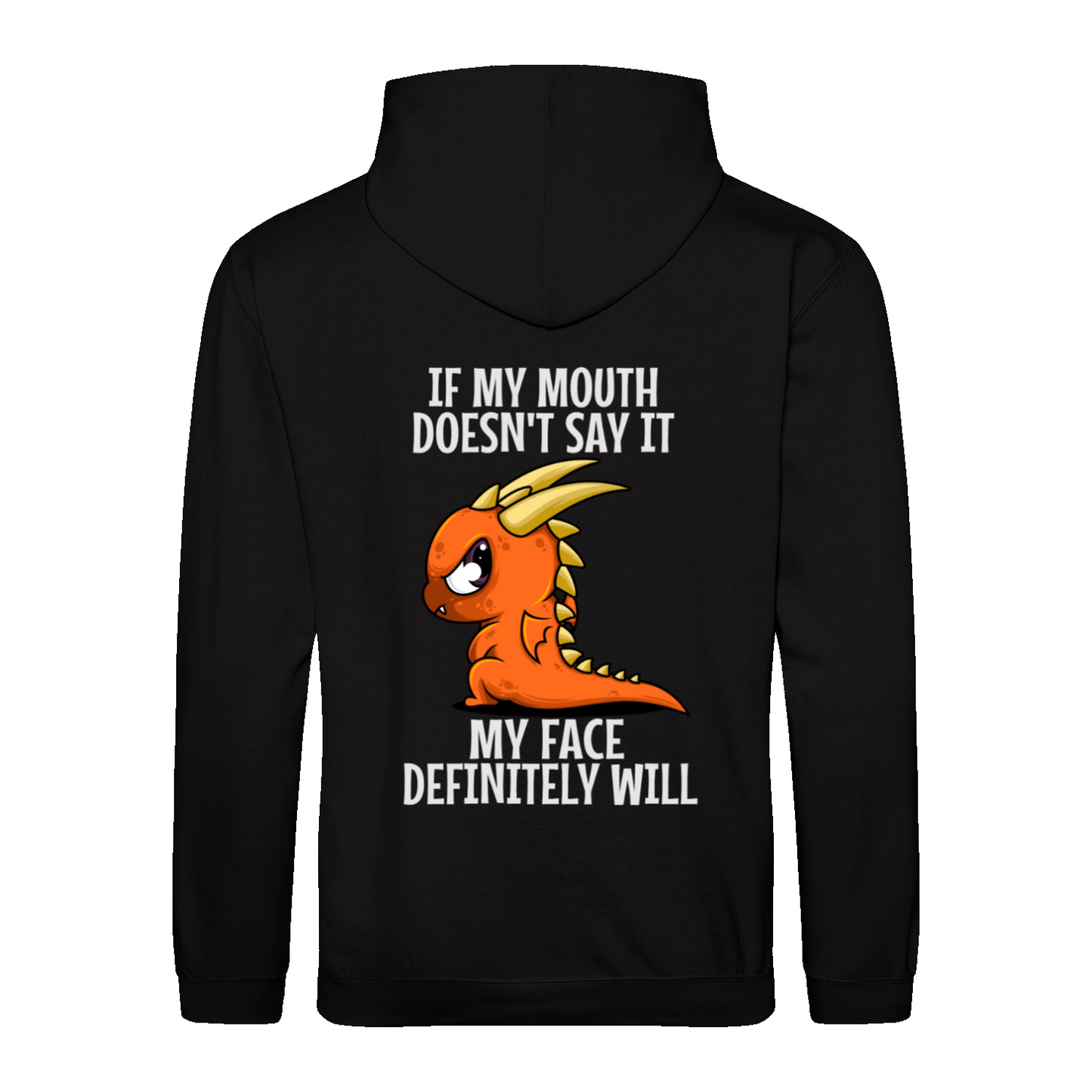 FUNNY DRAGON - Hoodie unisex regular fit