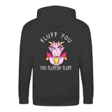 Funny Dragon 2 zip hoodie – Sjovt statement – produktbillede 5