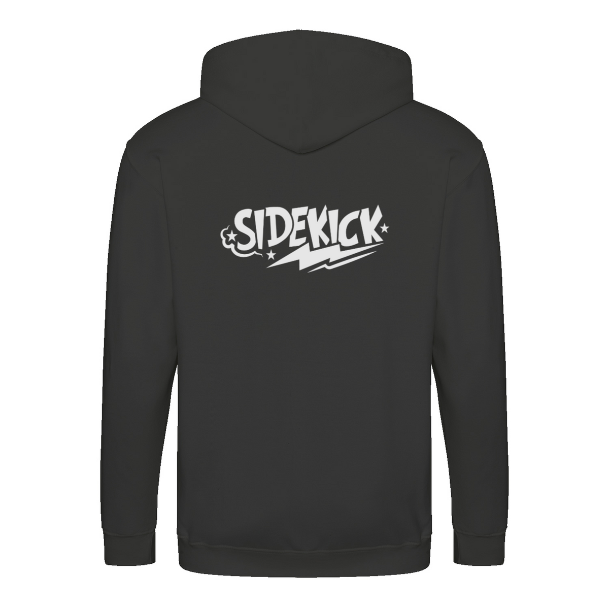 Sidekick zip hoodie – Sjovt statement – produktbillede 5