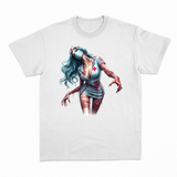 Zombie Nurse T-shirt – Horror T-shirt – produktbillede 3