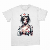 Zombie Nurse 2 T-shirt – Horror T-shirt – produktbillede 21