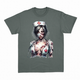 Zombie Nurse 2 T-shirt – Horror T-shirt – produktbillede 9