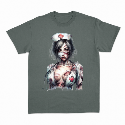 ZOMBIE NURSE 2 - Heavier fabric t-shirt