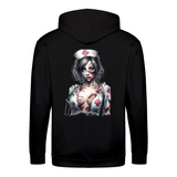 Zombie Nurse 2 zip hoodie – Horror – produktbillede 5
