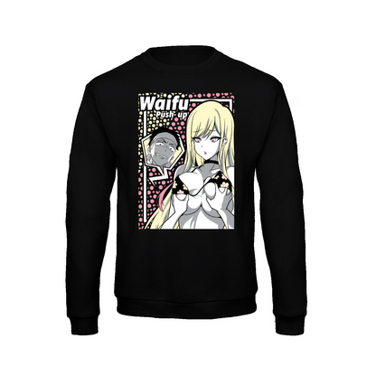 WAIFU PUSH UP - Sweatshirt