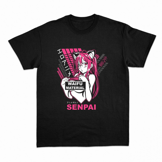 WAIFU SENPAI - Heavier fabric t-shirt