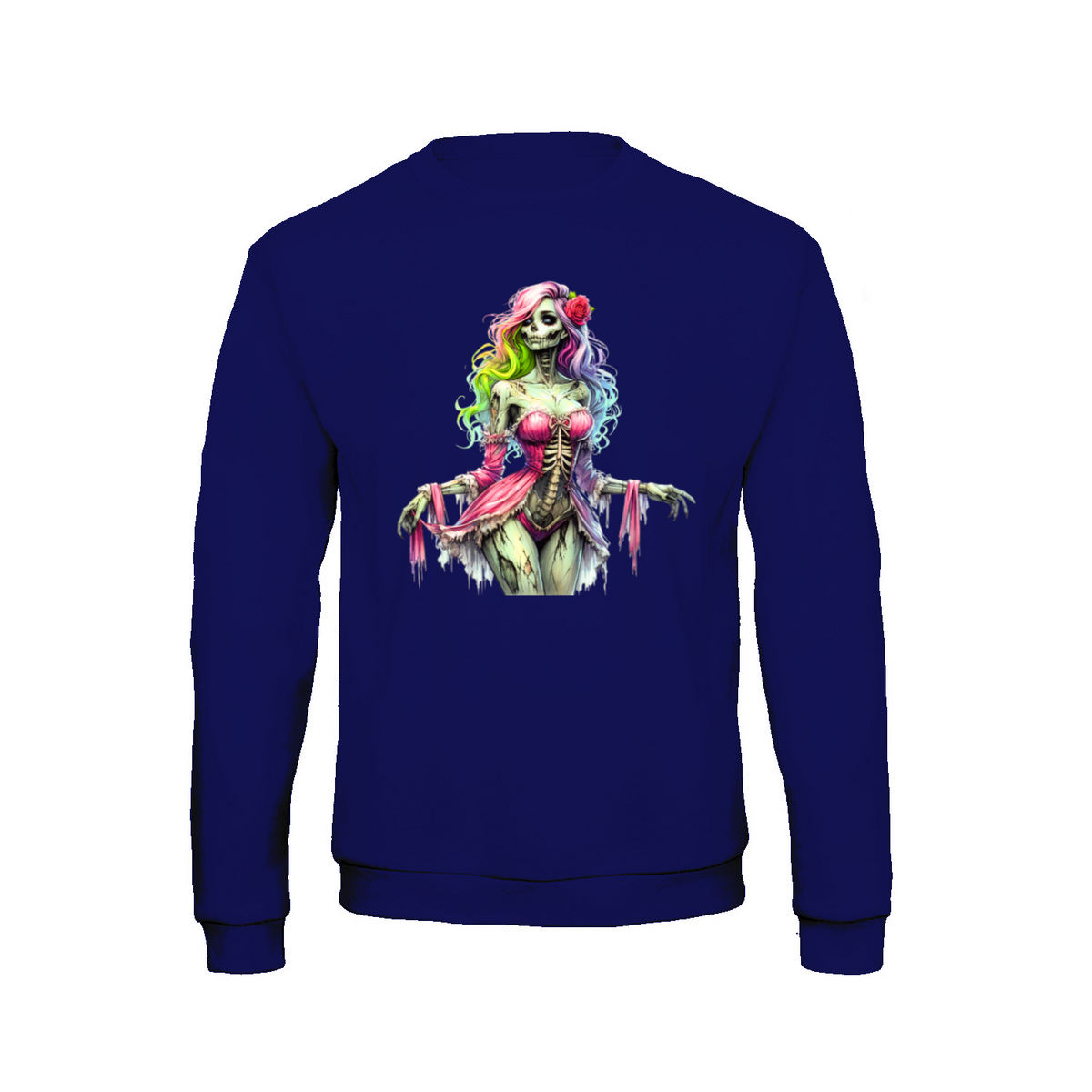 Zombie Woman sweatshirt – Horror – produktbillede 5