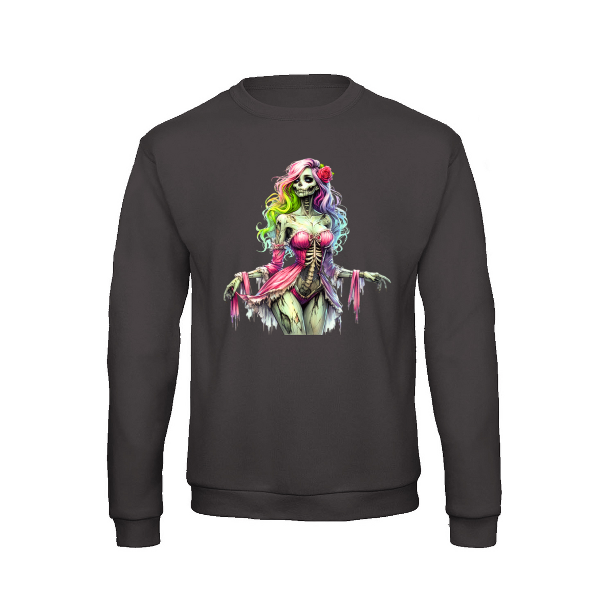 Zombie Woman sweatshirt – Horror – produktbillede 7