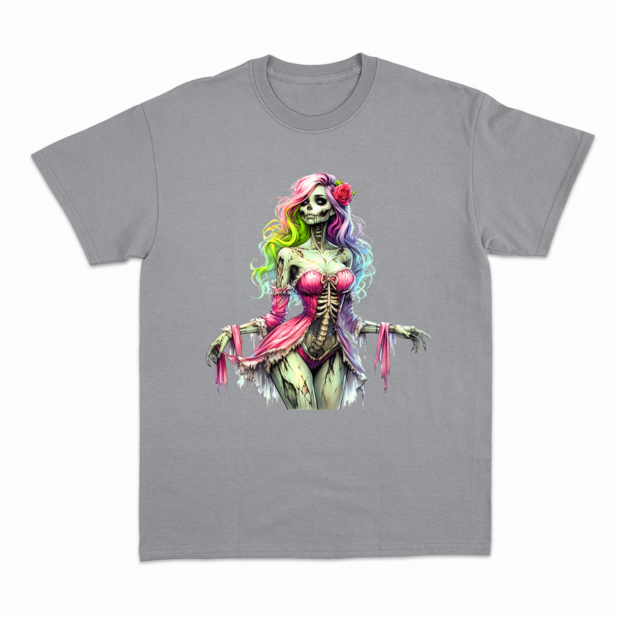 Zombie Woman T-shirt – Horror T-shirt – produktbillede 20