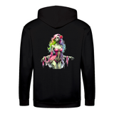Zombie Woman zip hoodie – Horror – produktbillede 5