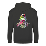 Zombie Woman zip hoodie – Horror – produktbillede 7