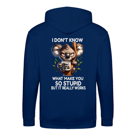 So Stupid zip hoodie – Sjovt statement