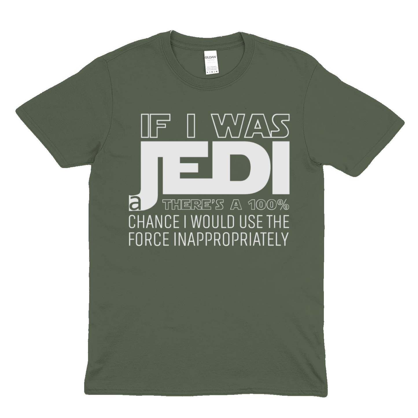 If I was a Jedi  / W -  Soft Unisex T-Shirt