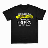 Unsupervised T-shirt – Sjov statement T-shirt – produktbillede 11