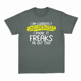 Unsupervised T-shirt – Sjov statement T-shirt – produktbillede 3