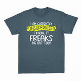 Unsupervised T-shirt – Sjov statement T-shirt – produktbillede 7