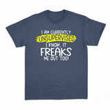 Unsupervised T-shirt – Sjov statement T-shirt