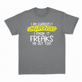Unsupervised T-shirt – Sjov statement T-shirt – produktbillede 5