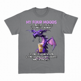 Four Moods T-shirt – Sjov statement T-shirt – produktbillede 7