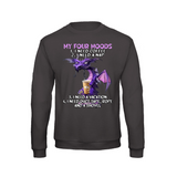 Four Moods sweatshirt – Sjovt statement – produktbillede 9