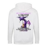 Four Moods zip hoodie – Sjovt statement – produktbillede 2