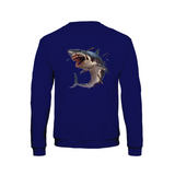 Zombie Shark sweatshirt – Horror – produktbillede 16