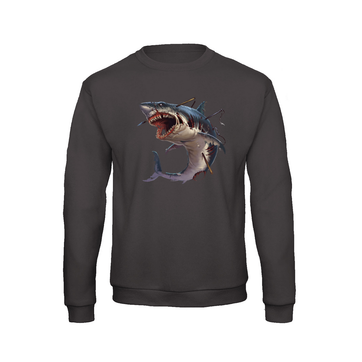 Zombie Shark sweatshirt – Horror – produktbillede 37