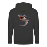 Zombie Shark zip hoodie – Horror – produktbillede 7