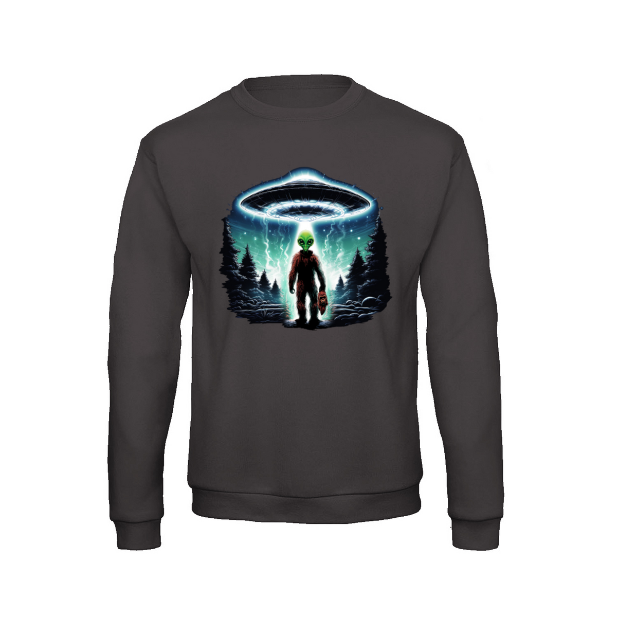 Bigfoot Undercover Alien sweatshirt – Sci-Fi – produktbillede 36