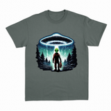 Bigfoot Undercover Alien T-shirt – Sjov Sci-Fi T-shirt – produktbillede 7