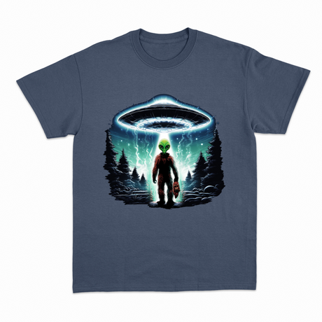 Bigfoot Undercover Alien T-shirt – Sjov Sci-Fi T-shirt