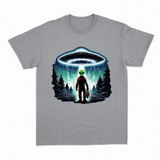 Bigfoot Undercover Alien T-shirt – Sjov Sci-Fi T-shirt – produktbillede 5