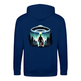 Bigfoot Undercover Alien zip hoodie – Sci-Fi – produktbillede 5