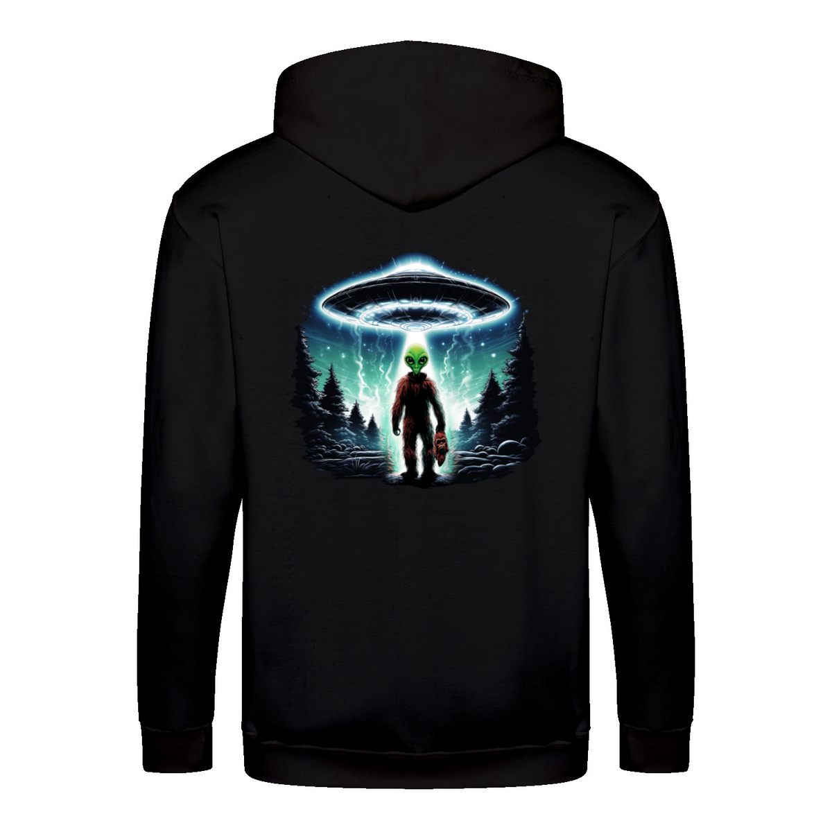 Bigfoot Undercover Alien zip hoodie – Sci-Fi