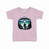 Bigfoot Undercover Alien T-shirt til børn – Sci-fi design – produktbillede 9