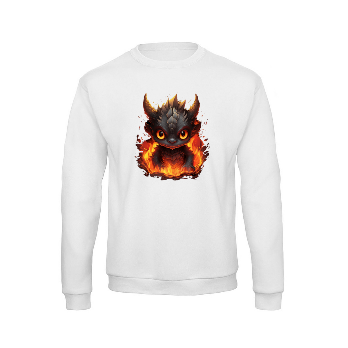 Fire Dragon 1 sweatshirt – Fantasy – produktbillede 30