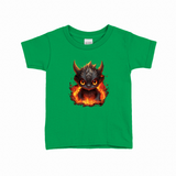 Fire Dragon T-shirt til børn – Fantasy design – produktbillede 13