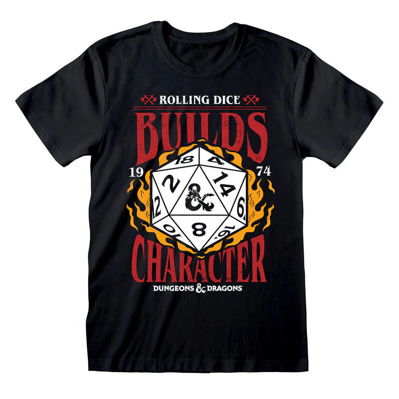 DUNGEONS AND DRAGONS – BUILDS CHARACTER – T-shirt