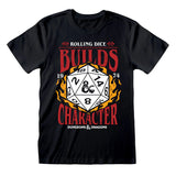 DUNGEONS AND DRAGONS – BUILDS CHARACTER – T-shirt