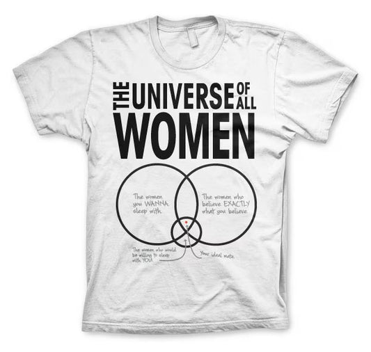 The Universe Of All Women T-Shirt - Big Bang Theory