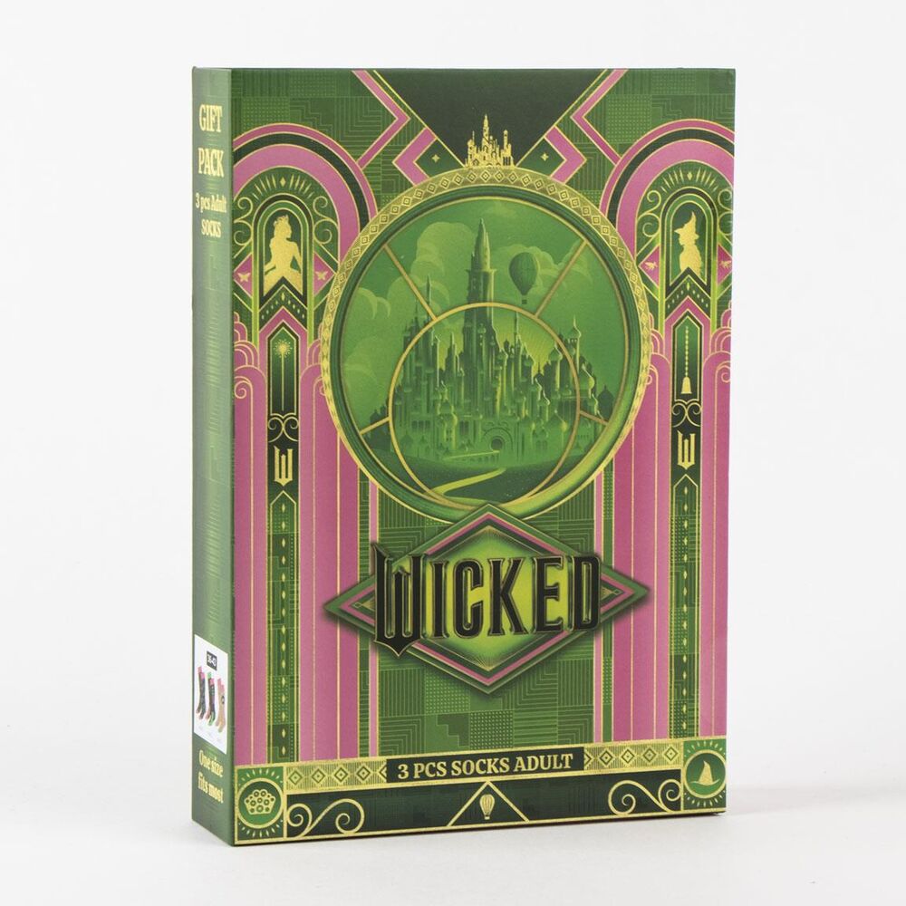 Wicked 3 pak sokker 36/43