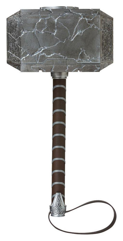 Thor: Love and Thunder Marvel Legends 1/1 Mighty Thor Mjolnir Premium Electronic Rollespilshammer 49 cm