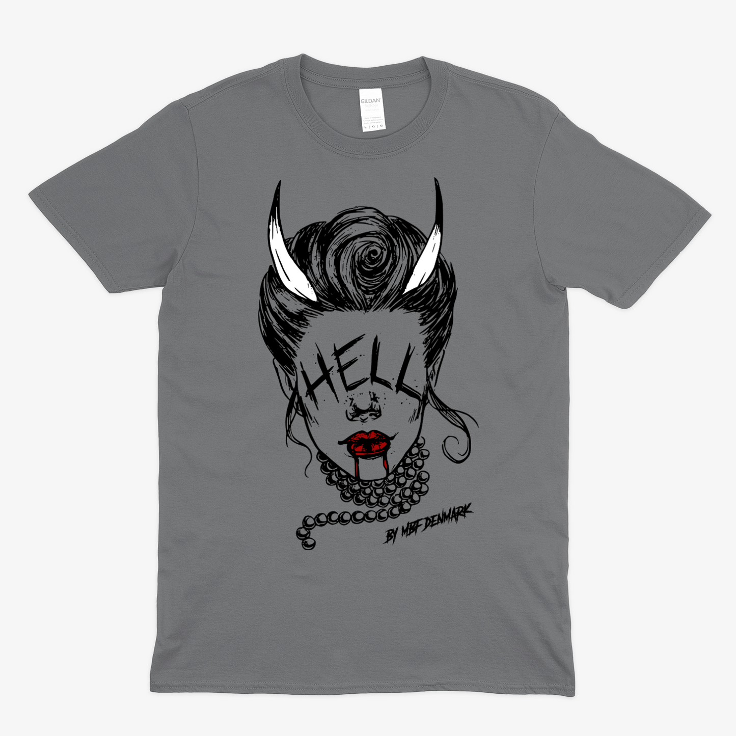 Hellish woman  - Soft fabric T-Shirt UNISEX