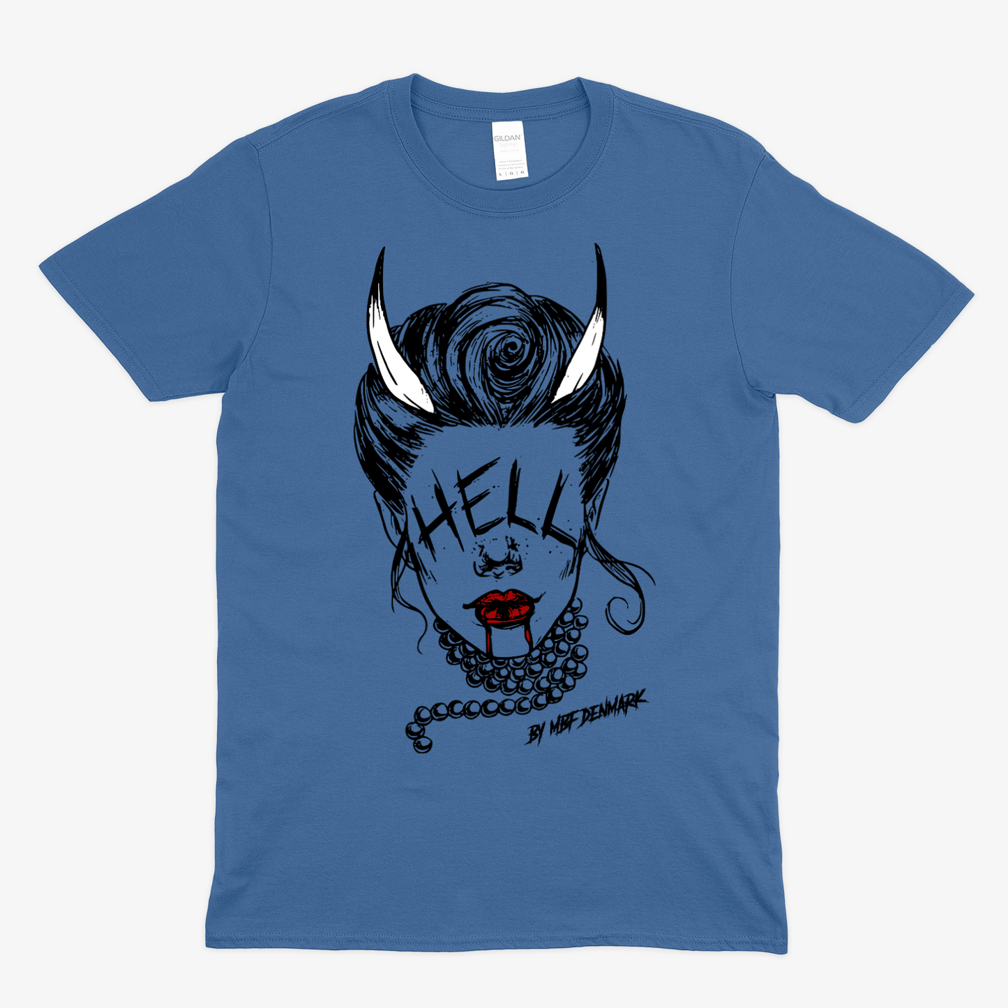 Hellish woman  - Soft fabric T-Shirt UNISEX