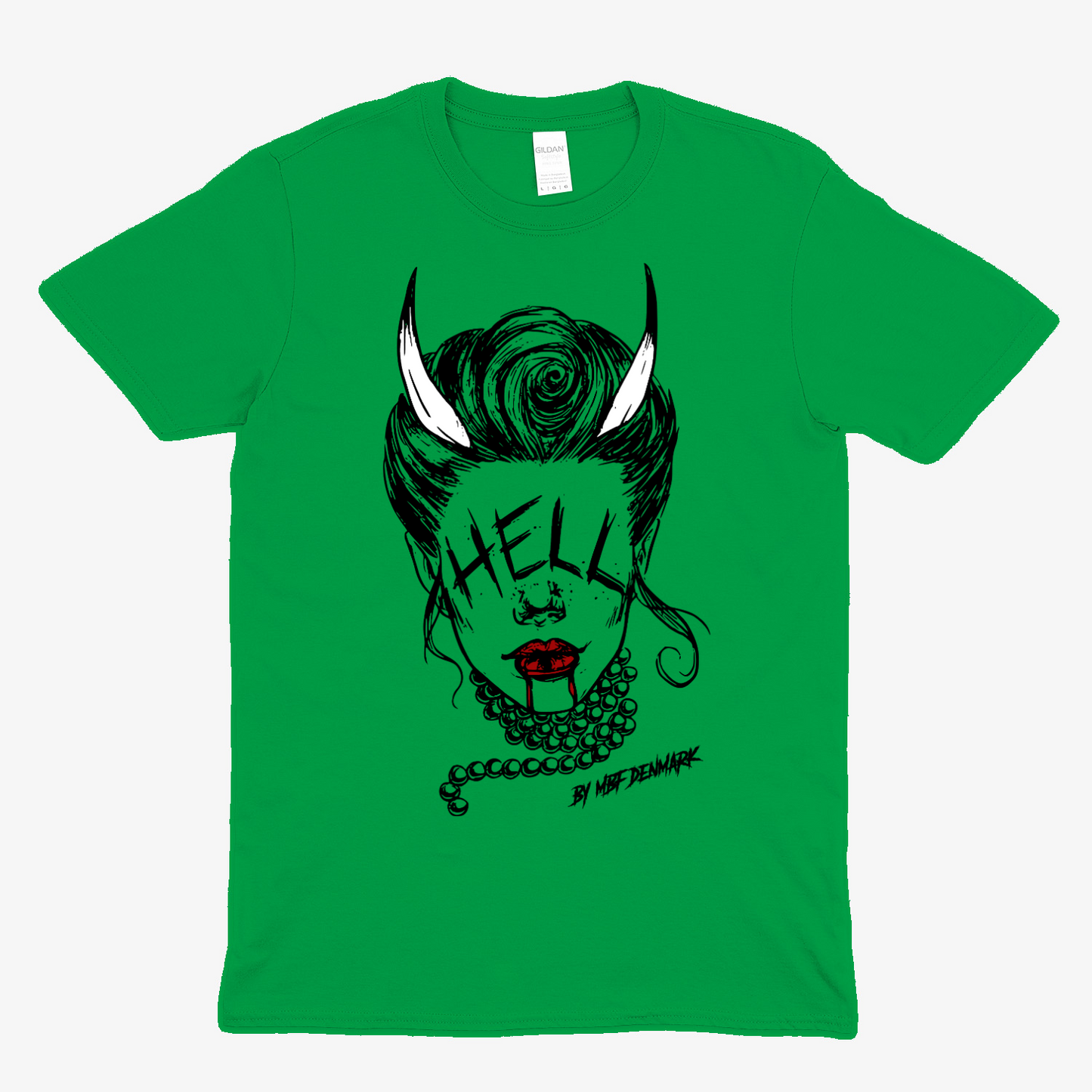 Hellish woman  - Soft fabric T-Shirt UNISEX