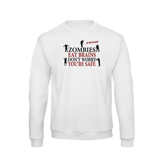 Zombies eat brains - Sweatshirt UNISEX