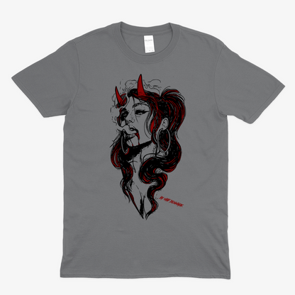 Hellish woman 2  - Soft fabric T-Shirt UNISEX