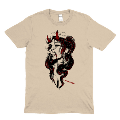 Hellish woman 2  - Soft fabric T-Shirt UNISEX